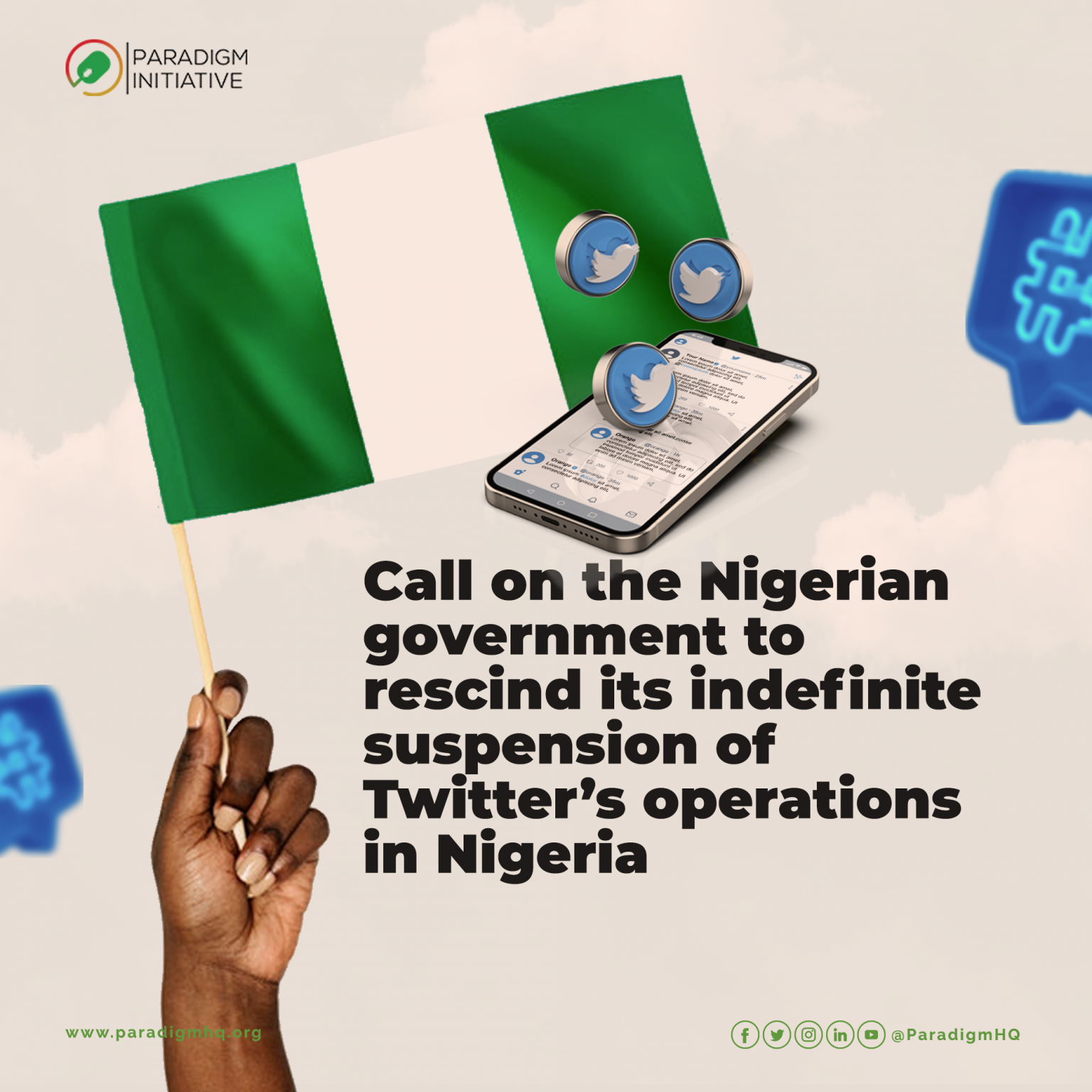 Call on the Nigerian Government to Rescind its Indefinite Suspension of ...