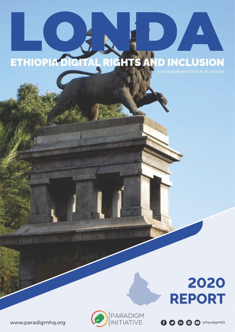 Londa Ethiopia Digital Rights & Inclusion 2020 Report Paradigm
