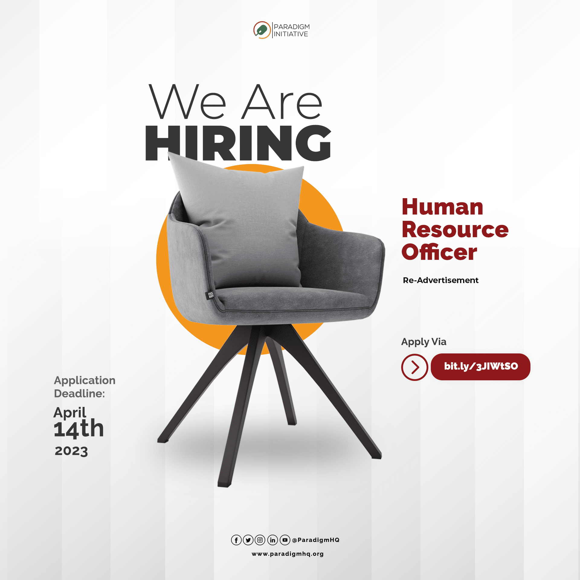 Vacancy Announcement Human Resource Officer Paradigm Initiative