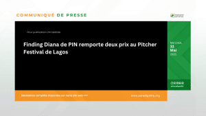 Finding Diana de PIN remporte deux prix au Pitcher Festival de Lagos