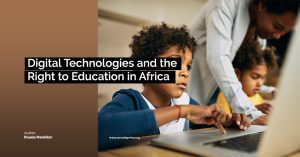 Digital Technologies and the Right to Education in Africa