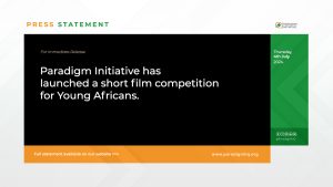 Paradigm Initiative has launched a short film competition for Young Africans
